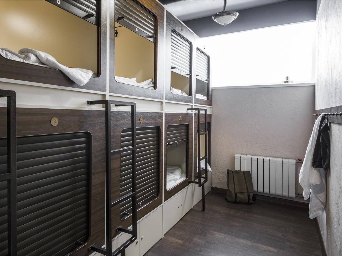 Capsule Hotel Interqube Tretyakovskaya Moskva Eksteriør billede